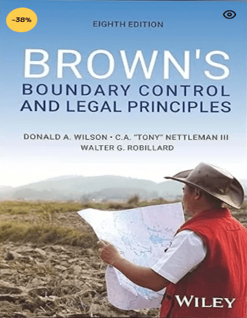 Brown's Boundary Control and Legal Principles 8th Edition