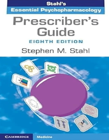 Stahl's Essential Psychopharmacology 8th Edition