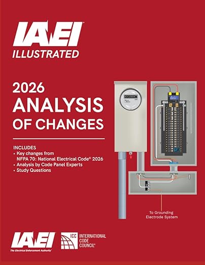 IAEI Analysis of Changes NEC 2026 Paperback