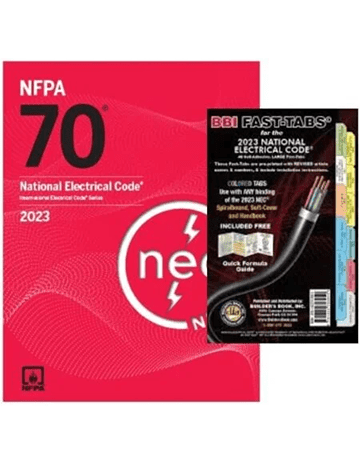 NEW 2023 NEC Code Book NFPA70 National Electrical Code with Tabsith 2023 BBI Fast