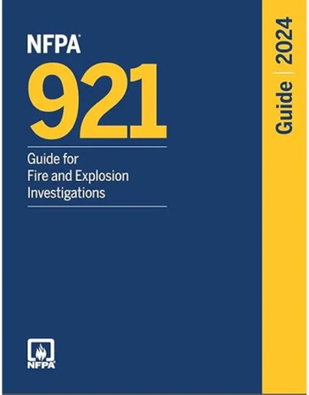 NFPA 921 Guide 2024 – Standard Practices for Fire Investigation Professionals
