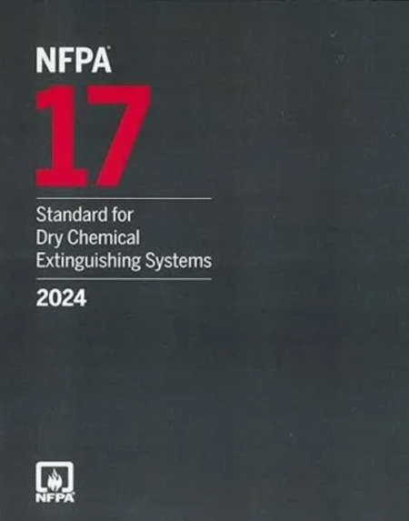 NFPA 17 Standard for Dry Chemical Extinguishing Systems 2024 Edition Paperback