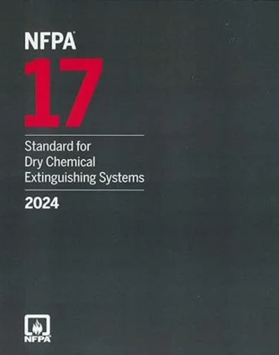 NFPA 17 Standard for Dry Chemical Extinguishing Systems 2024 Edition Paperback