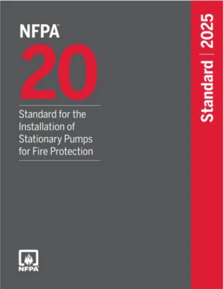 NFPA 20 Paperback Standard for the Installation of Stationary Pumps for Fire Protection